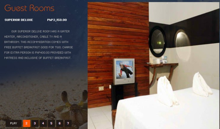 This image was taken from the resort website. For other room rates please visit their website at http://www.dumaluanbeach.com/
